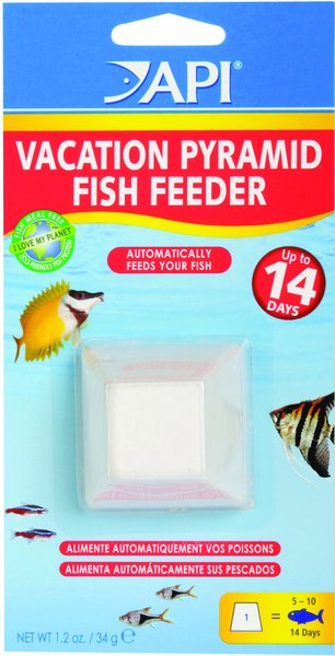 API Vacation Pyramid Fish Food Feeder, 14 days slide 1 of 8