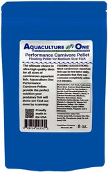 Aquaculture-One Performance Carnivore Pellets for Small Fish, 8-oz bag slide 2 of 3