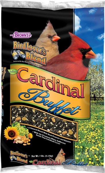 Brown's Bird Lover's Blend Cardinal Buffet Wild Bird Food, 7-lb bag slide 1 of 4