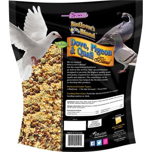 Brown's Bird Lover's Blend Dove, Pigeon & Quail Blend Bird Food, 5-lb bag