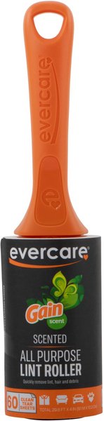 Evercare Pet Plus with Gain Scent Lint Roller Dog & Cat Stain Remover, 1 count