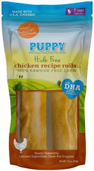 Canine Naturals Hide Free 7-in Rolls Dog Treat, 7.6-oz bag, 2 count