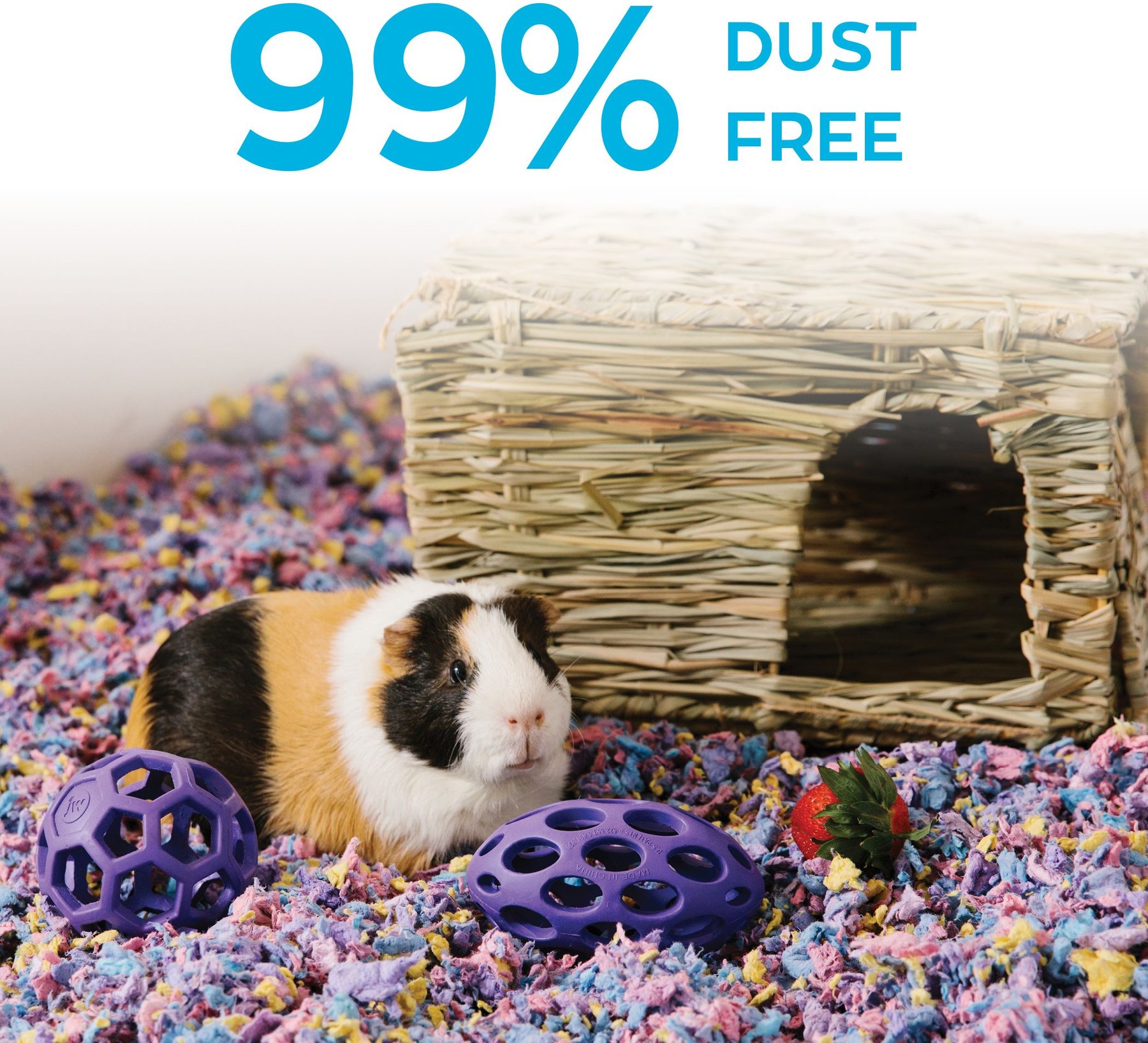 Carefresh Complete Confetti Pet Bedding for Small Animals 50 L 