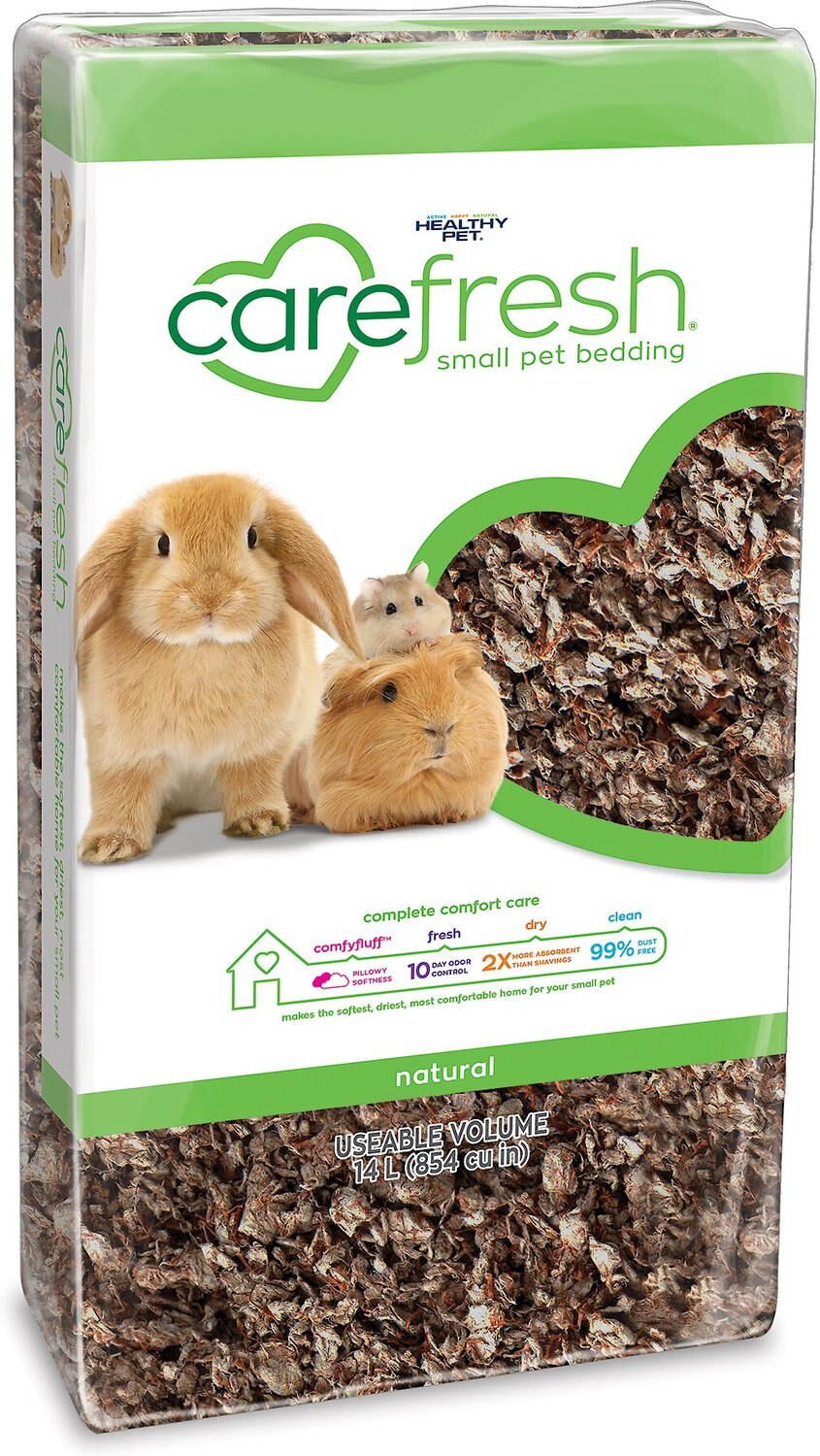 CAREFRESH Small Animal Bedding, Natural, 14L
