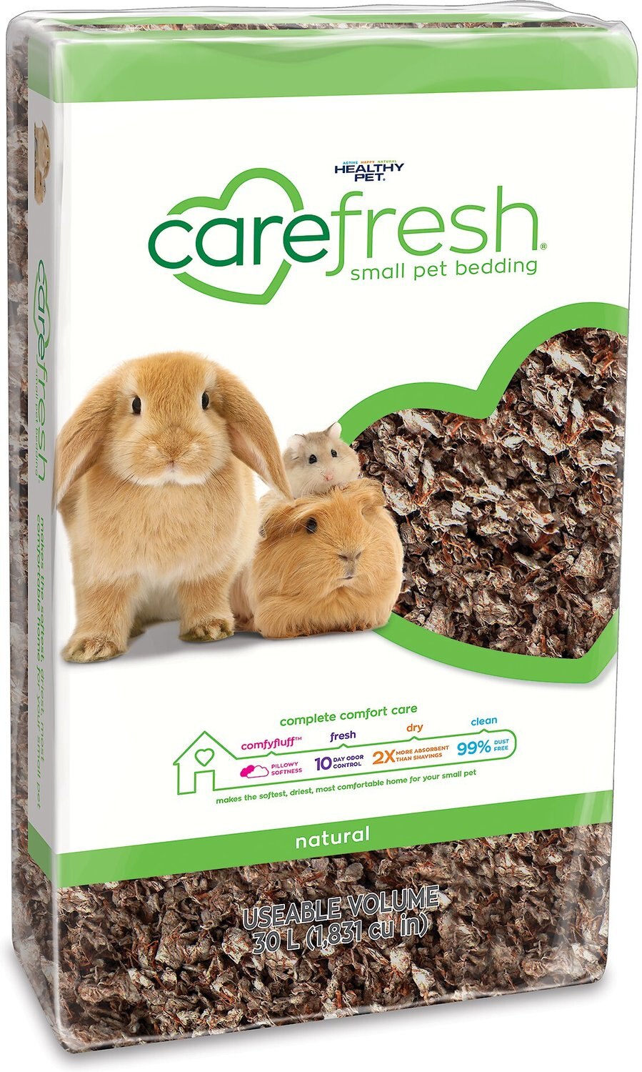 Carefresh Small Animal Bedding, Natural