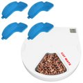 Cat Mate C500 Digital 5 Meal Automatic Dog & Cat Feeder + C500 Auto Feeder Replacement Ice Pack, 4 count
