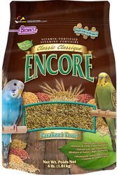 Brown's Encore Classic Natural Parakeet Food, 4-lb bag