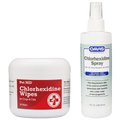 Pet MD Chlorhexidine Antiseptic Wipes, 50 count + Davis Chlorhexidine Dog & Cat Spray, 8-oz bottle