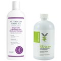 Vet Basics Lime Sulfur Dip Antimicrobial, 16-oz bottle + Veterinary Formula Clinical Care Antiparasitic & Antiseborrheic Dog Shampoo, 16-oz bottle