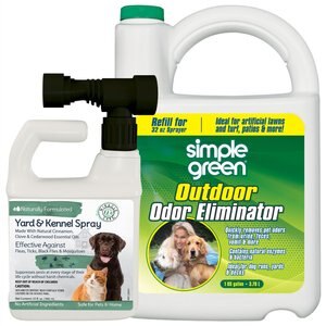 Natural Chemistry Natural Yard & Kennel Spray, 32-oz + Simple Green Outdoor Dog & Cat Odor Eliminator, 1-gal jug