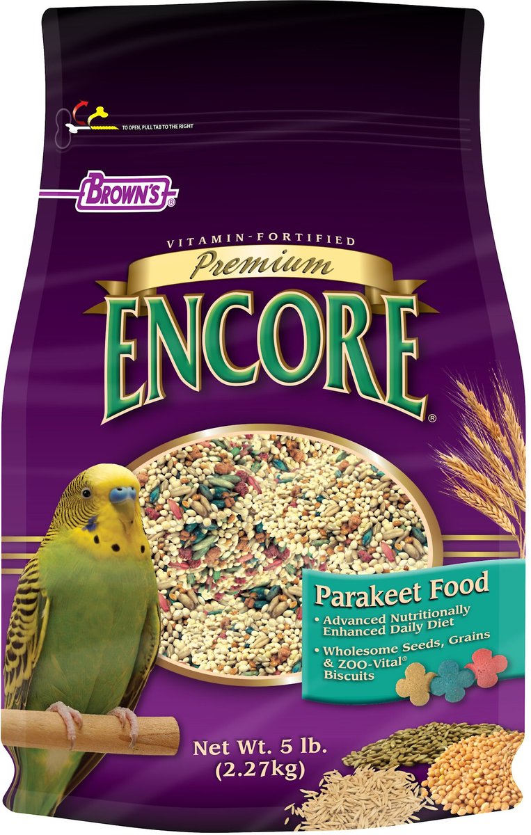 Encore cheap parrot food