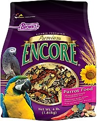 Brown's Encore Premium Parrot Food, 4-lb bag