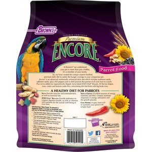 Brown's Encore Premium Parrot Food, 4-lb bag
