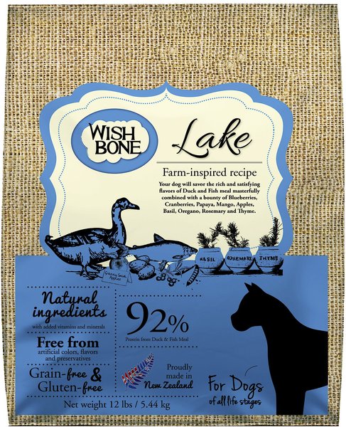 Wishbone Lake Grain-Free Dry Dog Food, 12-lb bag slide 1 of 8