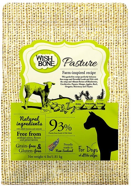 Wishbone Pasture Grain-Free Dry Dog Food, 4-lb bag slide 1 of 8