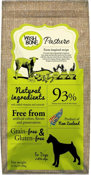 Wishbone Pasture Grain-Free Dry Dog Food, 24-lb bag slide 1 of 8
