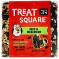 Happy Hen Treats Mealworm & Seeds Chicken Treat Square, 6-oz bar