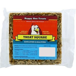 Happy Hen Treats Mealworm & Sunflower Chicken Treat Square, 5.5-oz bar