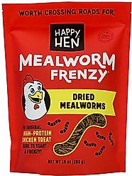 Happy Hen Treats Mealworm Frenzy Poultry Treats, 10-oz bag
