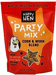 Happy Hen Treats Corn & Mealworm Party Mix Poultry Treats, 2-lb bag