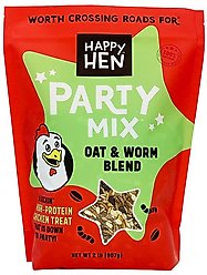 Happy Hen Treats Oat & Mealworm Party Mix Poultry Treats, 2-lb bag