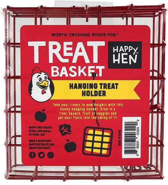 Happy Hen Treats Chicken Square Treat Basket slide 1 of 3