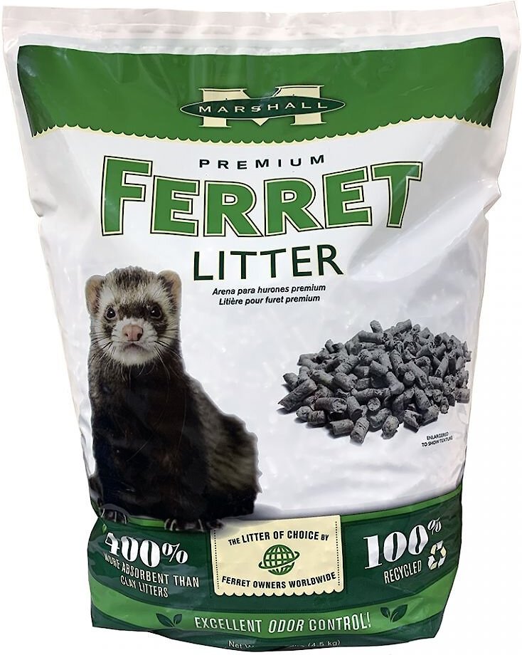MARSHALL Premium Odor Control Ferret Litter, 10lb bag