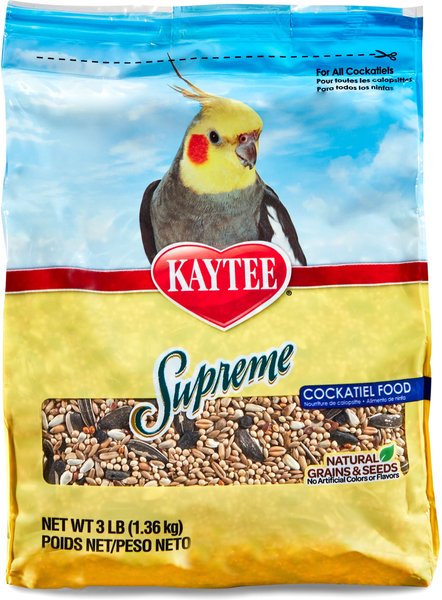 Kaytee Supreme Cockatiel Food, 3-lb bag slide 1 of 4