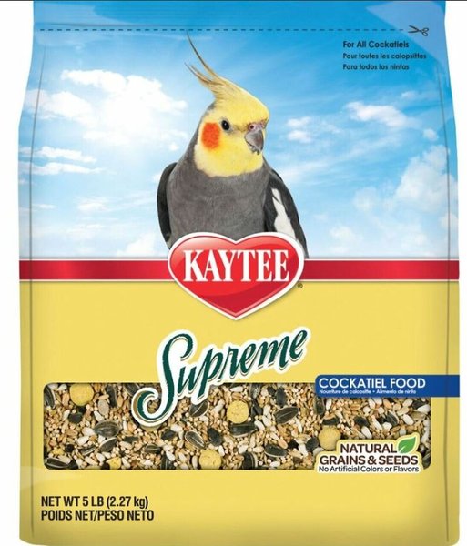 Kaytee Supreme Cockatiel Food, 5-lb bag slide 1 of 5