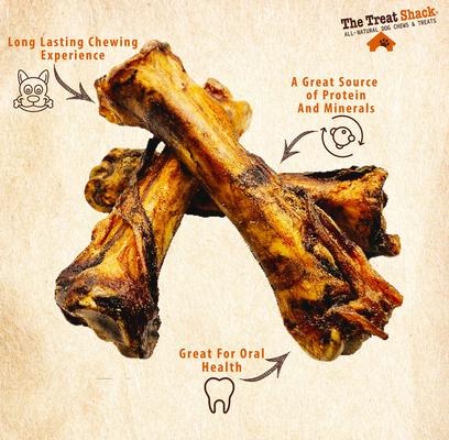 Show full view: The Treat Shack 8-9-in Smoked Meaty Beef Shin Bones Dog Treat, 3 count slide 6 of 10