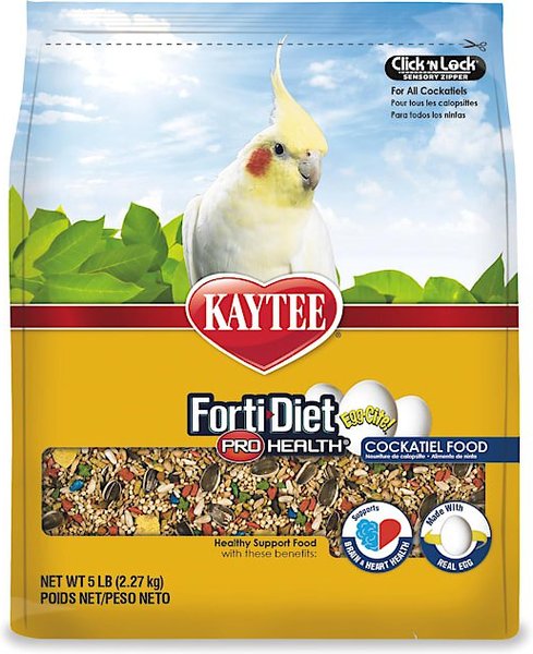 Kaytee Egg-Cite! Forti-Diet Pro Health Cockatiel Food, 5-lb bag slide 1 of 7