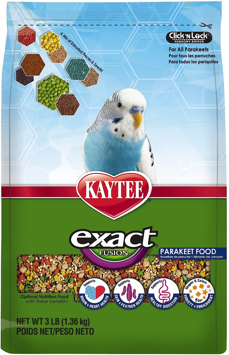 kaytee exact fusion parakeet food