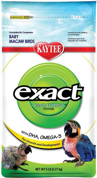Kaytee Exact Hand Feeding Formula Baby Macaw Food, 5-lb bag slide 1 of 6