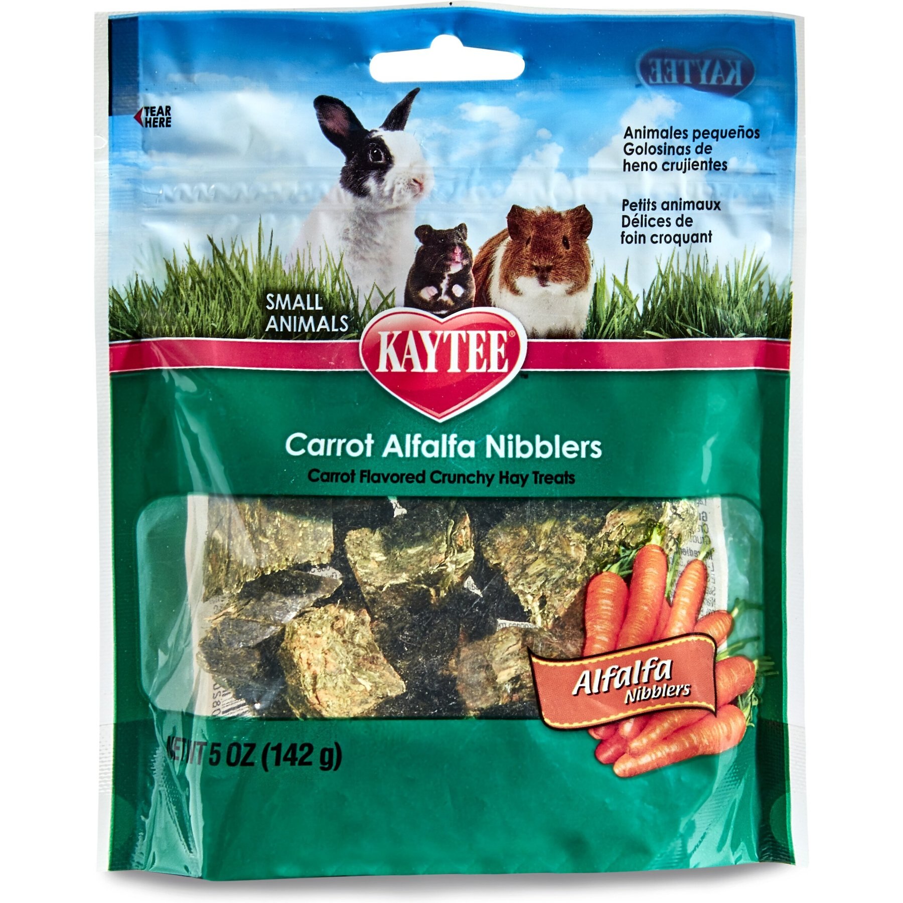 Kaytee Alfalfa Nibblers Berry Small Animal Treats