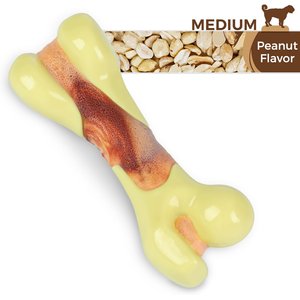 TIKATON Peanut Butter Flavored Dog Chew Toy Medium Chewy