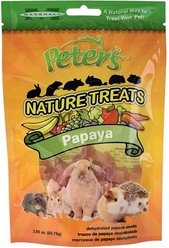Peter's Papaya Pieces Small Animal Nature Treats, 2.85-oz bag slide 1 of 6