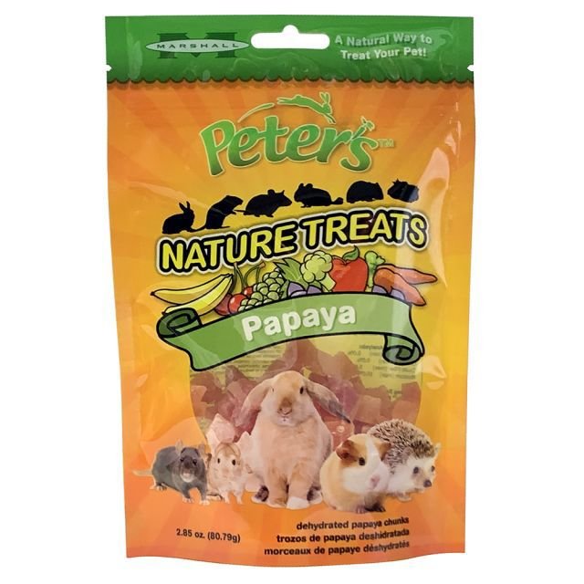 Peter's Papaya Pieces Small Animal Nature Treats