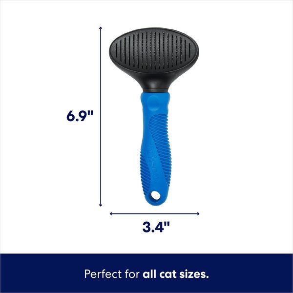 Ocean Plastic by PT Self-Cleaning Pin Slicker Dog & Cat Brush