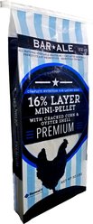 Bar ALE 16% Protein Layer Mini-Pellet with Cracked Corn & Oyster Shell Chicken Feed, 50-lb bag