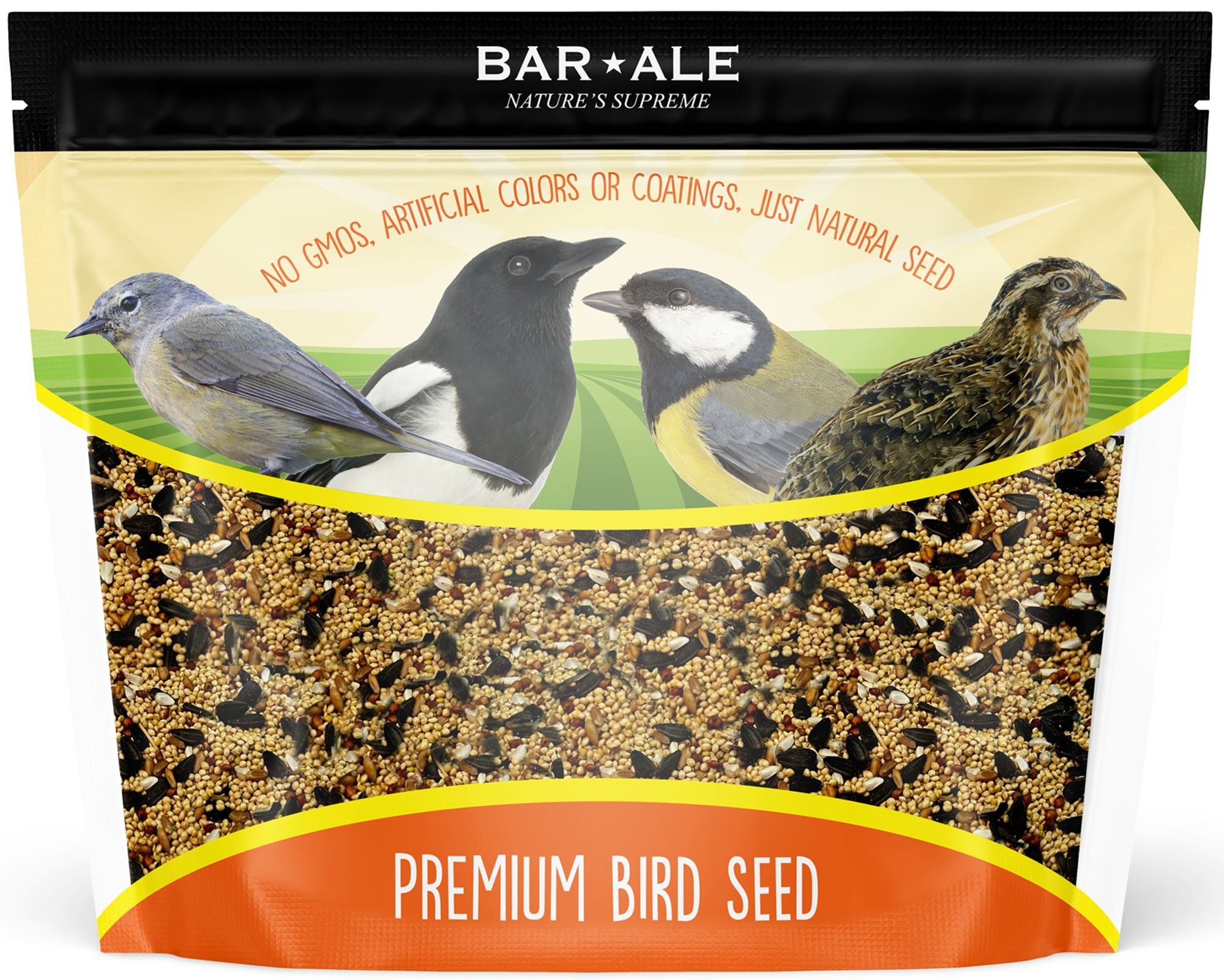 BAR ALE Non-GMO Supreme Wild Field & Song Bird Food, 10-lb bag Customer ...