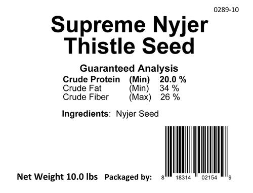 Show full view: Bar ALE Non-GMO Nyjer Thistle Wild Bird Food, 10-lb bag slide 4 of 5