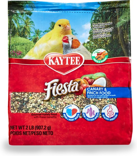 Kaytee Fiesta Variety Mix Canary & Finch Food, 2-lb bag slide 1 of 7