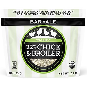 Bar ALE Organic 22% Protein Chick & Broiler Feed, 10-lb bag