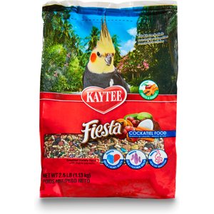 Kaytee Fiesta Variety Mix Cockatiel Food, 2.5-lb bag