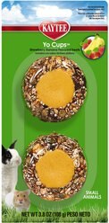 Kaytee Fiesta Strawberry Banana Flavored Yogurt Cup Small Animal Treats, 3.8-oz
