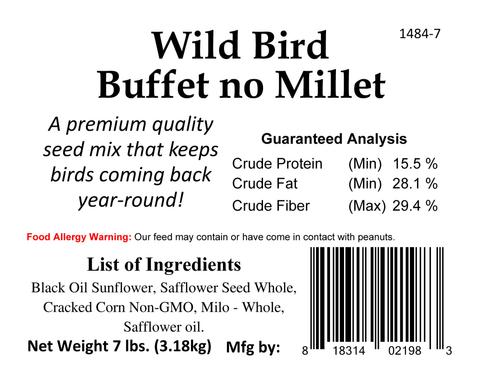 Show full view: Bar ALE Buffet Blend No Millet Wild Bird Food, 7-lb bag slide 4 of 5