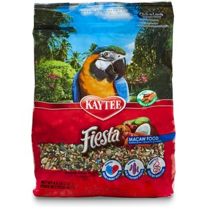 Kaytee Fiesta Variety Mix Macaw Food, 4.5-lb bag