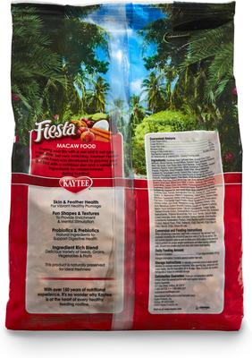 Show full view: Kaytee Fiesta Variety Mix Macaw Food, 4.5-lb bag slide 4 of 13