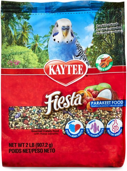 Kaytee Fiesta Variety Mix Parakeet Food, 2-lb bag slide 1 of 7