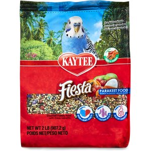 Kaytee Fiesta Variety Mix Parakeet Food, 2-lb bag